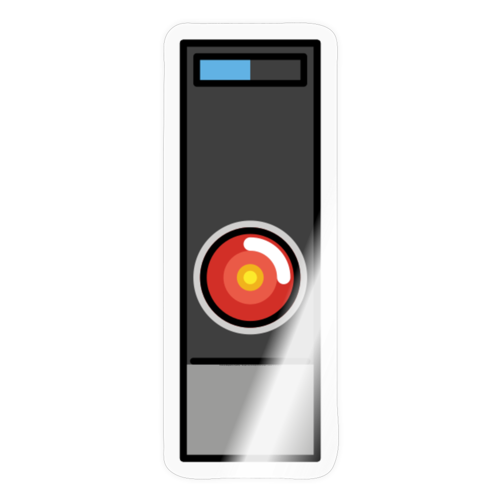 HAL 9000 Moji Sticker - Emoji.Express - transparent glossy